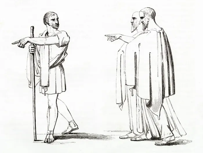Framed Print : Illustration, Timon of Athens, by William Shakespeare Framed Print : Illustration, Timon of Athens, by William Shakespeare