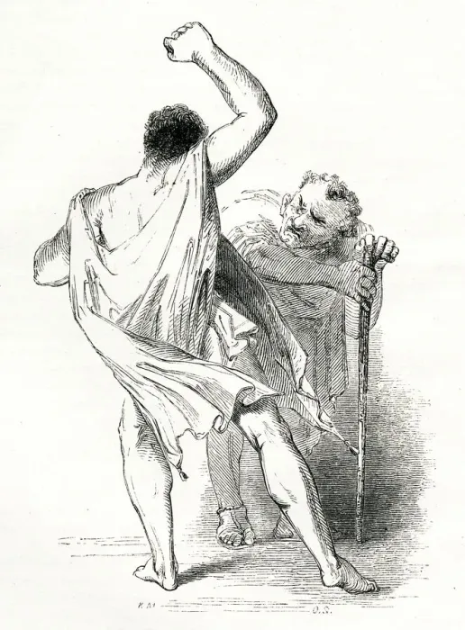 Framed Print : Illustration, Troilus and Cressida, by William Shakespeare Framed Print : Illustration, Troilus and Cressida, by William Shakespeare