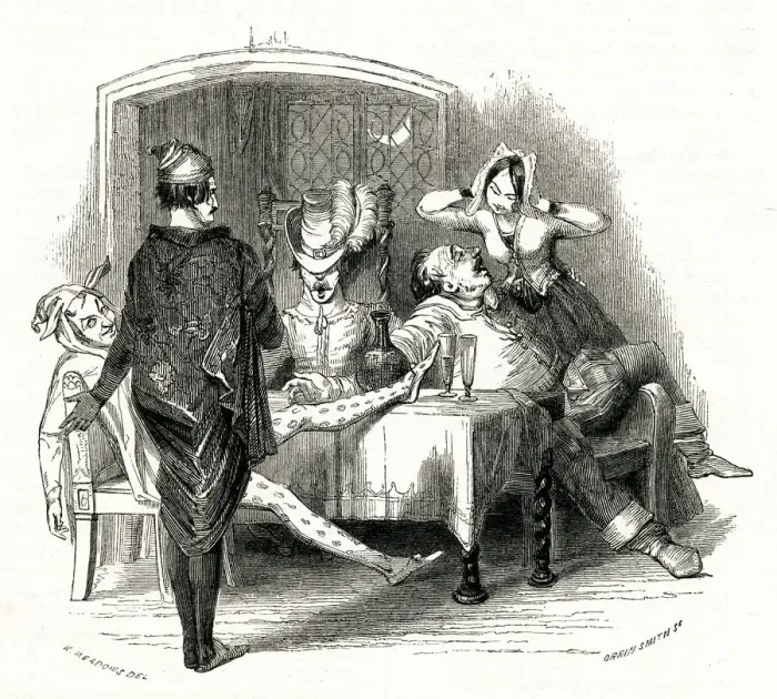 Framed Print : Illustration, Twelfth Night, by William Shakespeare Framed Print : Illustration, Twelfth Night, by William Shakespeare