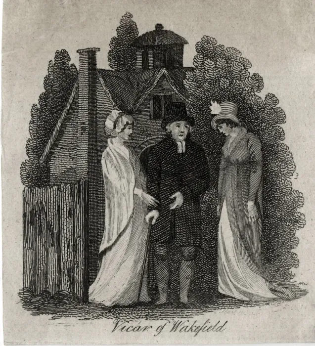 Framed Print : Illustration, The Vicar of Wakefield Framed Print : Illustration, The Vicar of Wakefield
