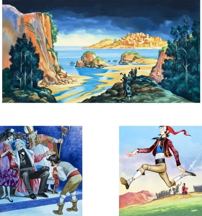 Framed Print : Illustrations for Michael and the Mighty Men Framed Print : Illustrations for Michael and the Mighty Men