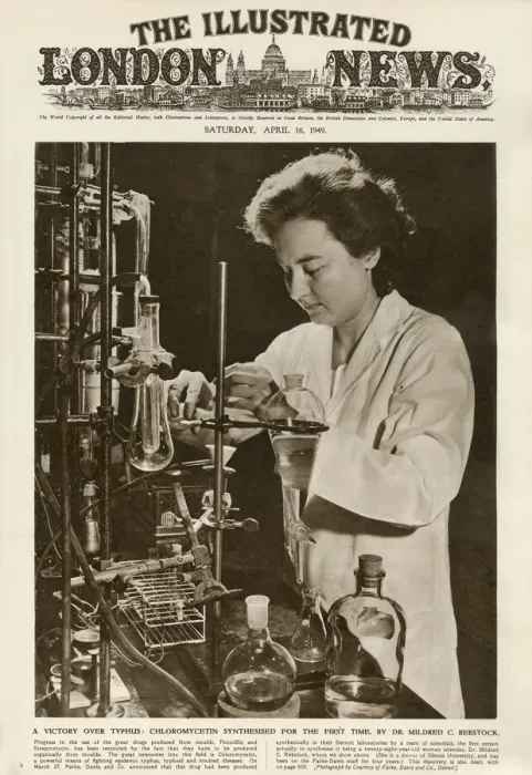 Framed Print : ILN cover - Dr. Mildred C. Rebstock Framed Print : ILN cover - Dr. Mildred C. Rebstock