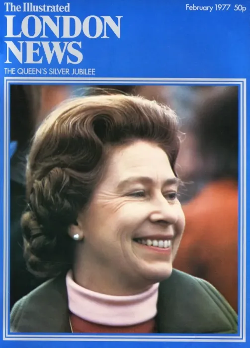 Framed Print : ILN front cover of the Queen in 1977 Framed Print : ILN front cover of the Queen in 1977