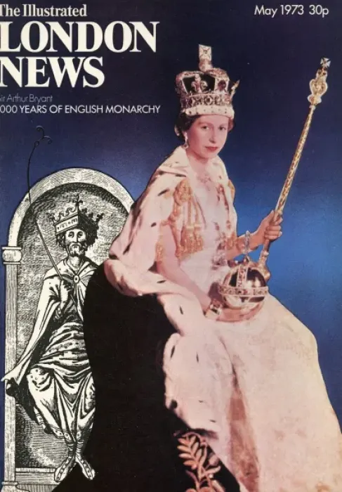 Framed Print : ILN front cover: Queen Elizabeth II Framed Print : ILN front cover: Queen Elizabeth II