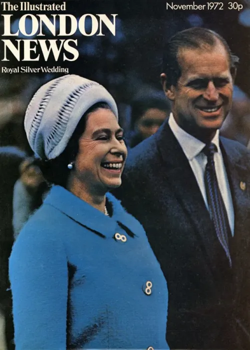 Framed Print : ILN front cover. Queen Elizabeth II and Prince Philip Framed Print : ILN front cover. Queen Elizabeth II and Prince Philip