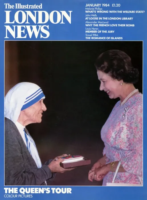 Framed Print : ILN front cover of the Queen and Mother Teresa Framed Print : ILN front cover of the Queen and Mother Teresa