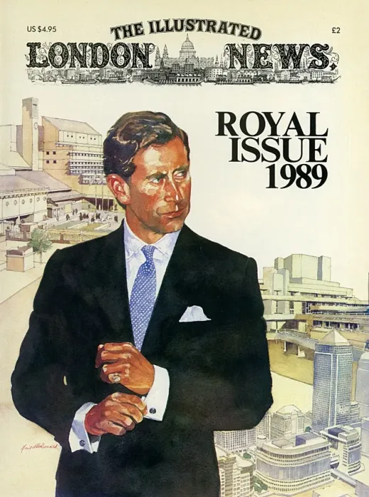 Framed Print : ILN front cover - Royal Issue 1989 Framed Print : ILN front cover - Royal Issue 1989