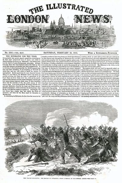 ILN front cover - Schleswig Holstein war, 1864