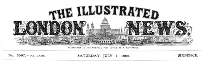 Framed Print : ILN Masthead Framed Print : ILN Masthead