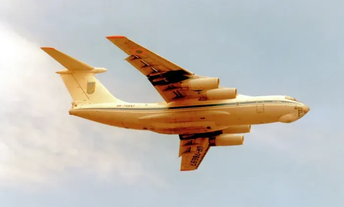 Framed Print : Ilyushin Il-76MD UR-76697 Framed Print : Ilyushin Il-76MD UR-76697