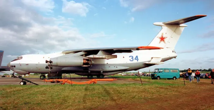 Framed Print : Ilyushin Il-78 34 Blue Framed Print : Ilyushin Il-78 34 Blue