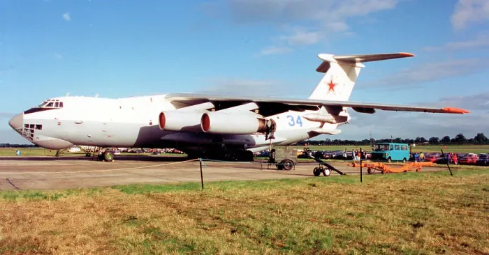 Framed Print : Ilyushin Il-78 34 Blue Framed Print : Ilyushin Il-78 34 Blue