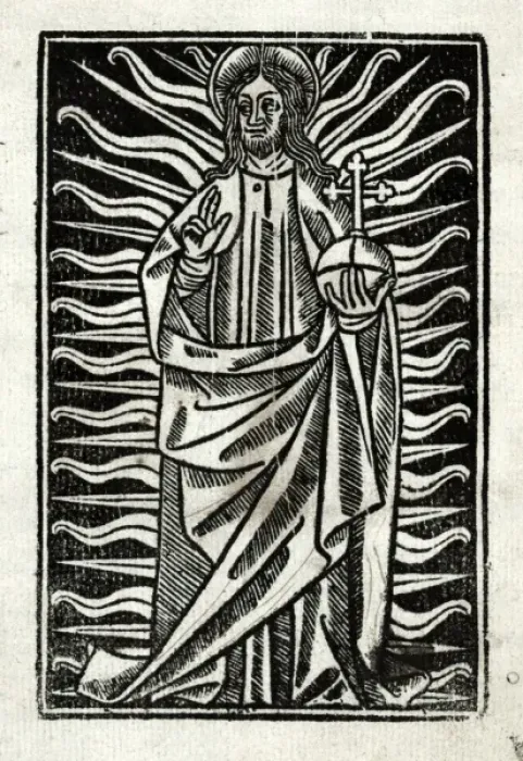 Framed Print : Image depicting Christ in majesty Framed Print : Image depicting Christ in majesty