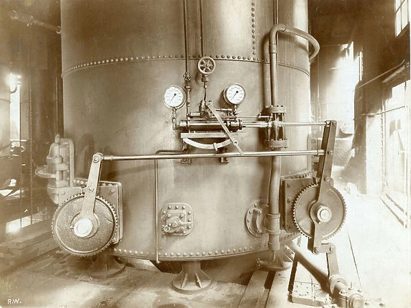 Image from a plant for manufacturing water gas in Belfast