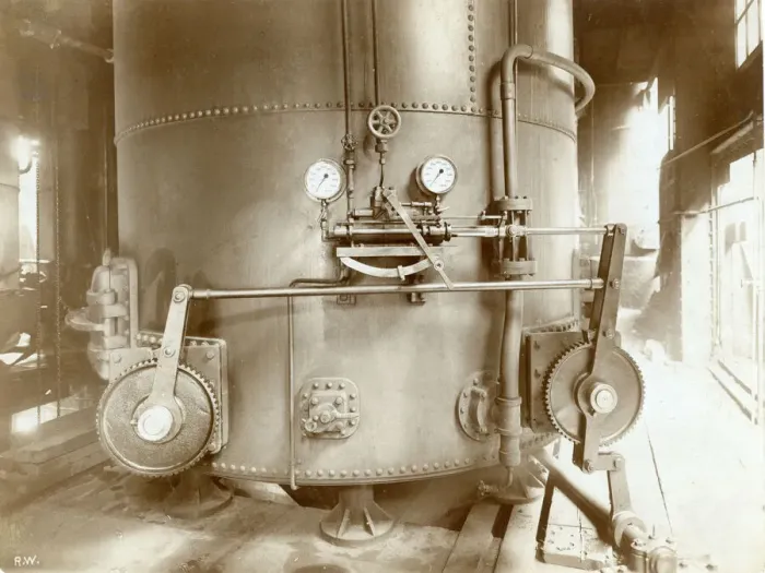 Framed Print : Image from a plant for manufacturing water gas in Belfast Framed Print : Image from a plant for manufacturing water gas in Belfast