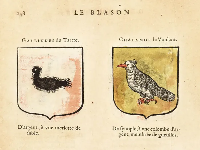 Framed Print : Imaginary coats of arms of Galindes of the Hillock and Chalamor Framed Print : Imaginary coats of arms of Galindes of the Hillock and Chalamor
