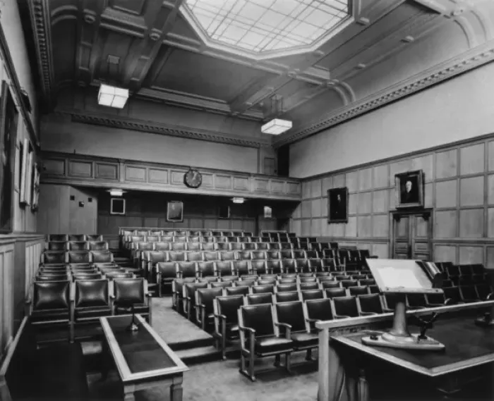 Framed Print : IMechE: lecture hall Framed Print : IMechE: lecture hall