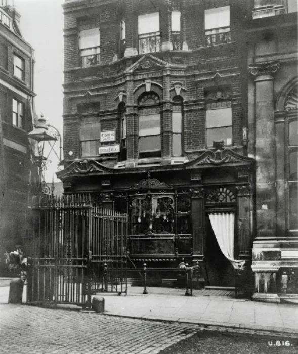 Framed Print : IMechE: Storeys Gate tavern prior to demolition in 1912 Framed Print : IMechE: Storeys Gate tavern prior to demolition in 1912