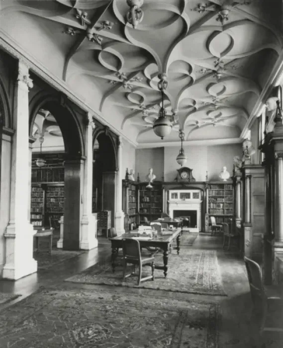 Framed Print : IMechE: view of north block of library ceiling Framed Print : IMechE: view of north block of library ceiling