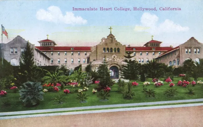 Framed Print : Immaculate Heart College, Hollywood, California, USA Framed Print : Immaculate Heart College, Hollywood, California, USA