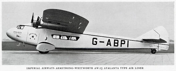 Imperial Airways Armstrong-Whitworth AW15 Atalanta plane