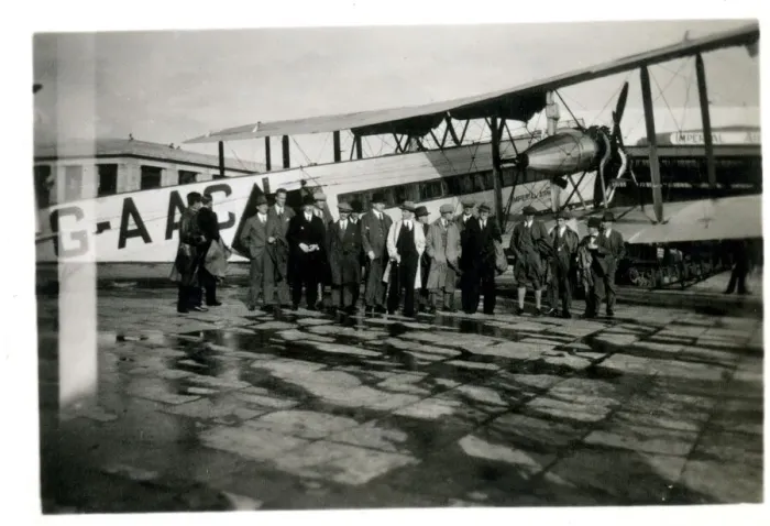 Framed Print : Imperial Airways City of Manchester, Argosy type aircraft Framed Print : Imperial Airways City of Manchester, Argosy type aircraft