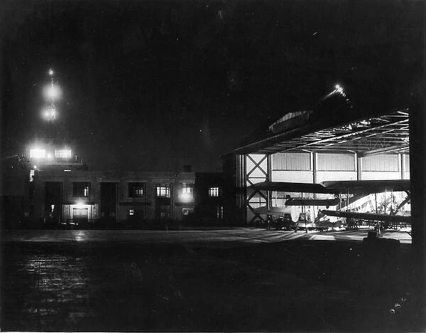 The Imperial Airways hangar at Croydon Airport