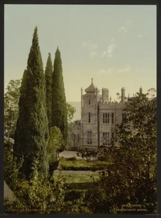 Framed Print : The Imperial Castle, Alupku, (i. e. Alupka) the Crimea, Russ Framed Print : The Imperial Castle, Alupku, (i. e. Alupka) the Crimea, Russ