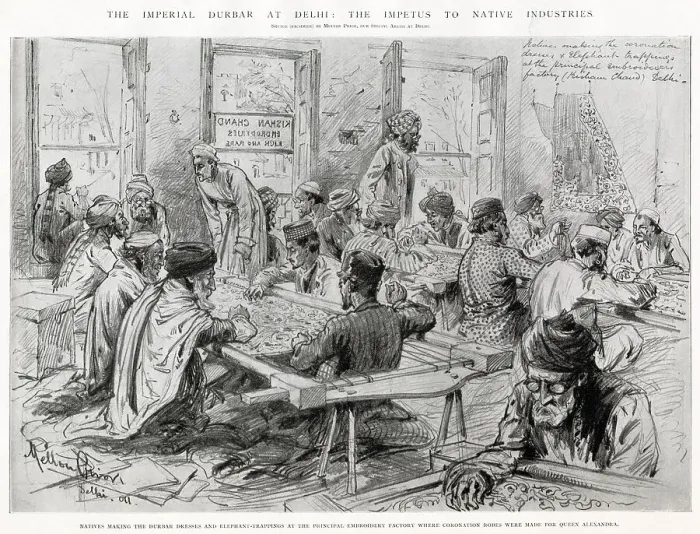 Framed Print : Imperial Durbar at Delhi, Impetus to Native Industries Framed Print : Imperial Durbar at Delhi, Impetus to Native Industries