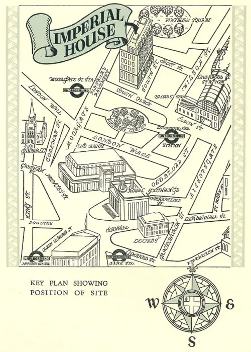 Framed Print : Imperial House, South Street, Site Plan Framed Print : Imperial House, South Street, Site Plan