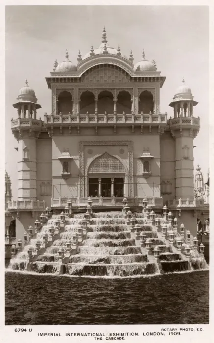 Framed Print : Imperial International Exhibition, London - The Cascade Framed Print : Imperial International Exhibition, London - The Cascade