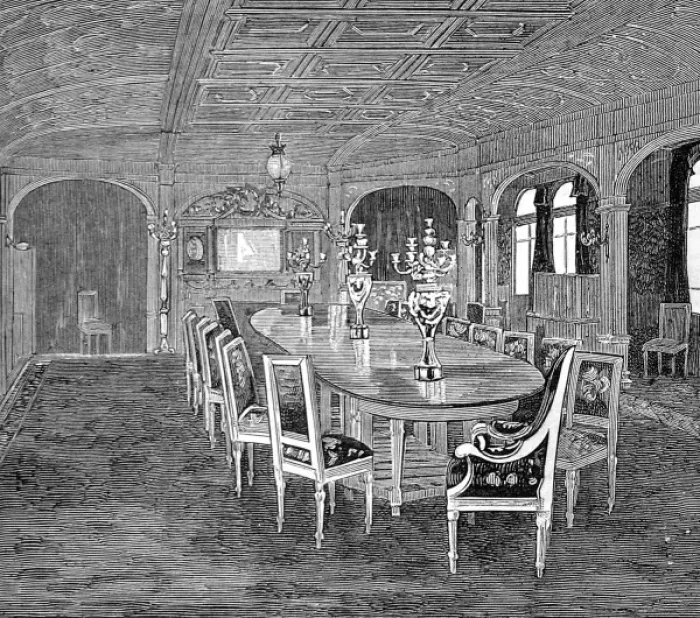 Framed Print : The Imperial Saloon, SY Livadia, 1880 Framed Print : The Imperial Saloon, SY Livadia, 1880