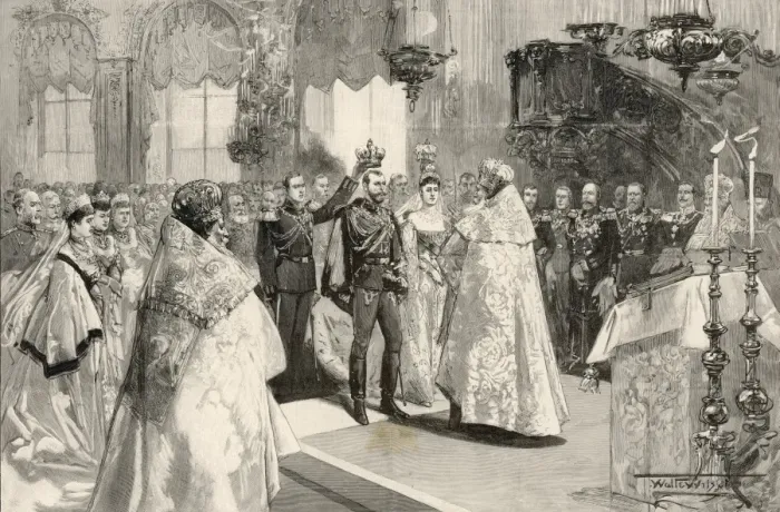 Framed Print : The Imperial wedding at St. Petersburg Framed Print : The Imperial wedding at St. Petersburg