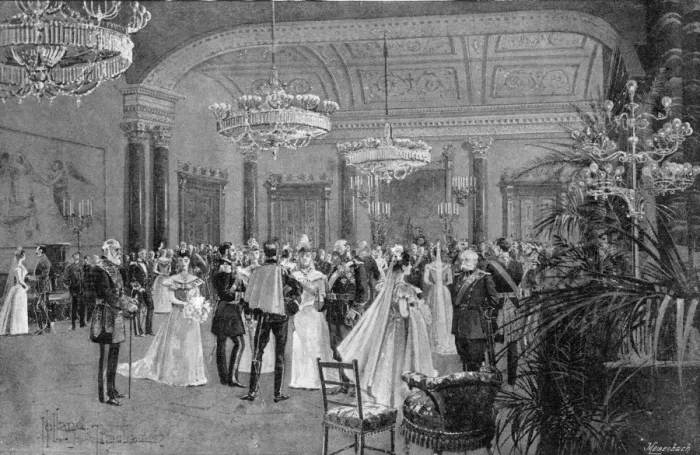 Framed Print : The Imperial wedding at St. Petersburg Framed Print : The Imperial wedding at St. Petersburg