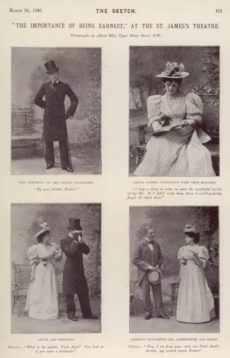 Framed Print : The Importance of Being Earnest Framed Print : The Importance of Being Earnest