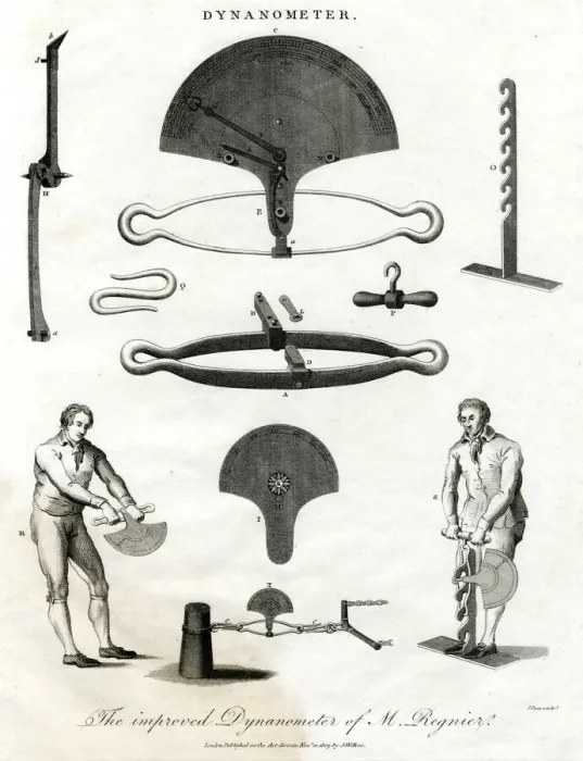 Framed Print : The improved Dynamometer of M Regnier Framed Print : The improved Dynamometer of M Regnier