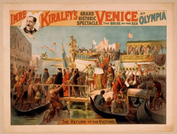 Framed Print : Imre Kiralfys grand historic spectacle, Venice, the bride o Framed Print : Imre Kiralfys grand historic spectacle, Venice, the bride o