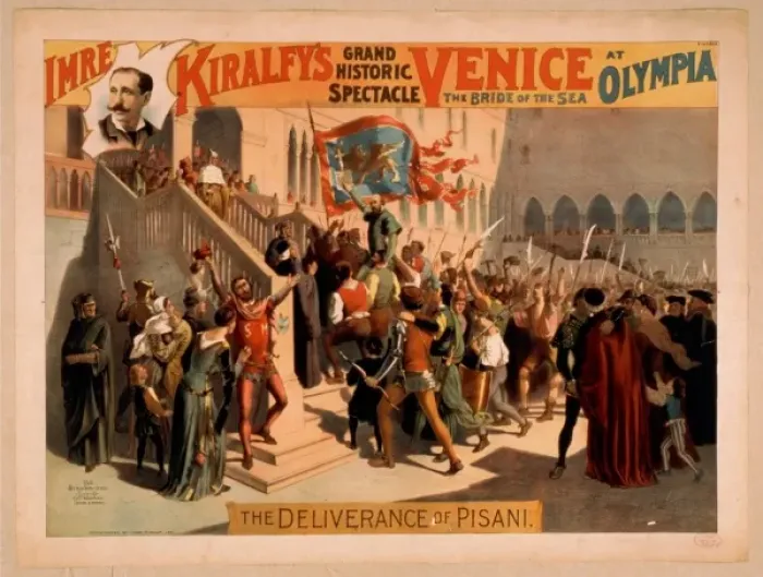 Framed Print : Imre Kiralfys grand historic spectacle, Venice, the bride o Framed Print : Imre Kiralfys grand historic spectacle, Venice, the bride o