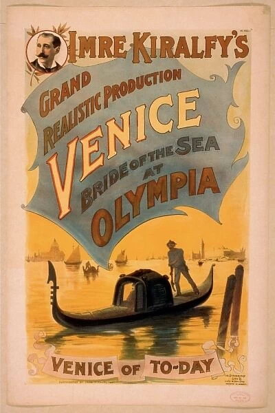 Imre Kiralfys grand realistic production, Venice, bride of
