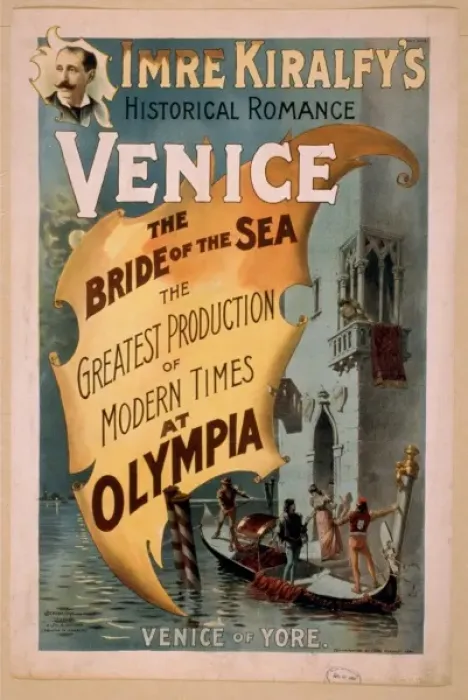 Framed Print : Imre Kiralfys historical romance, Venice, the bride of Framed Print : Imre Kiralfys historical romance, Venice, the bride of