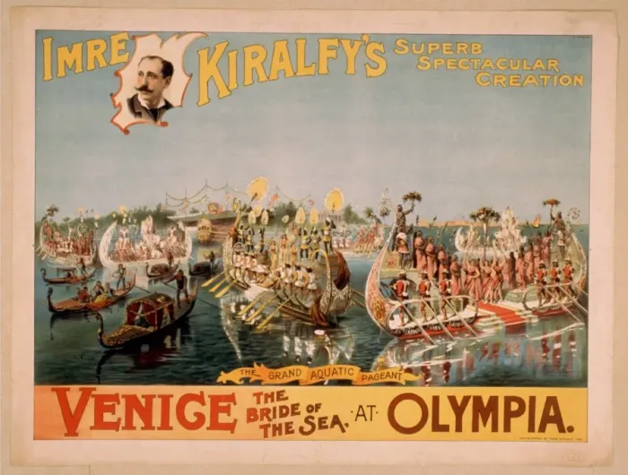 Framed Print : Imre Kiralfys superb spectacular creation, Venice, the brid Framed Print : Imre Kiralfys superb spectacular creation, Venice, the brid
