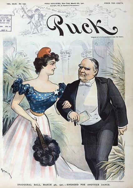 Inaugural ball, March 4th, 1901 - engaged for another dance