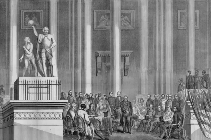 Framed Print : The inauguration of Gen. Zachary Taylor--Dedicated to the Va Framed Print : The inauguration of Gen. Zachary Taylor--Dedicated to the Va