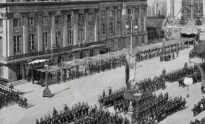 Framed Print : Inauguration of the reign of Wilhelmina of the Netherlands Framed Print : Inauguration of the reign of Wilhelmina of the Netherlands