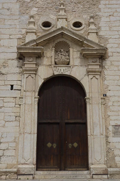 Inca, Mallorca, Spain - Maria La Mayor Church Entrance