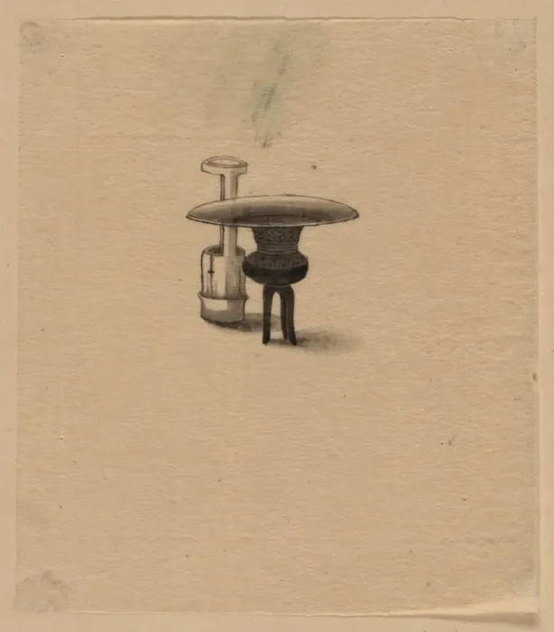 Framed Print : Incense pot and burner Framed Print : Incense pot and burner