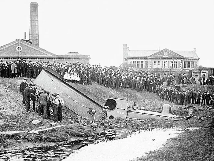 Framed Print : Inchgreen - Glasgow and South Western Railway accident Framed Print : Inchgreen - Glasgow and South Western Railway accident