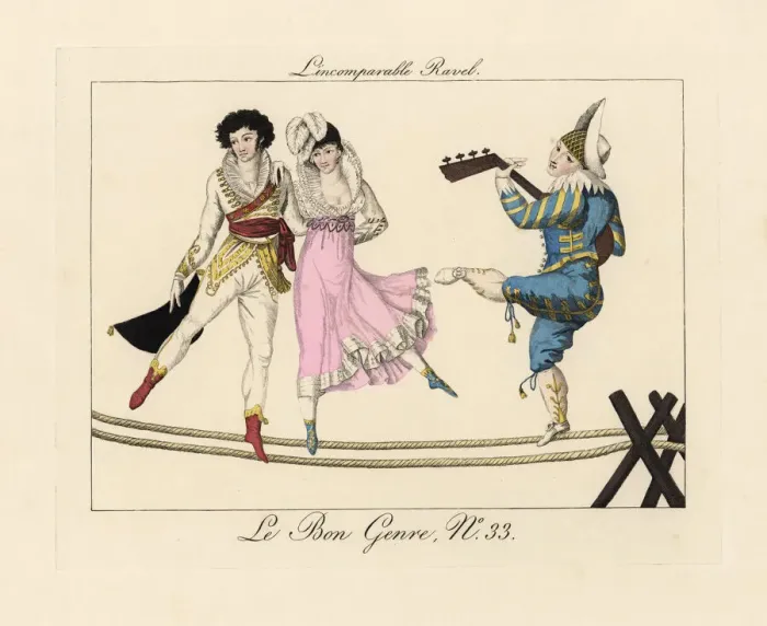 Framed Print : The Incomparable Ravel, French rope dancer Framed Print : The Incomparable Ravel, French rope dancer
