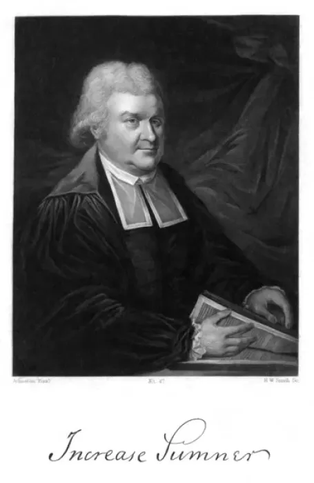 Framed Print : Increase Sumner Framed Print : Increase Sumner