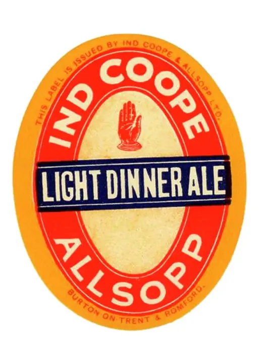 Framed Print : Ind Coope & Allsopp Light Dinner Ale Framed Print : Ind Coope & Allsopp Light Dinner Ale